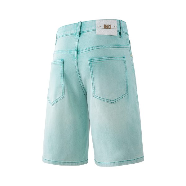 2708 Men's 10.2 OZ Slim Fit Colored Denim Shorts