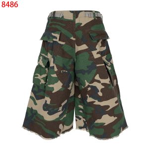 1787644813666193.jpg 8486 Men's 9.8 OZ 100% Cotton Baggy Military Ripstop Camo Cargo Cropped Capri Pants