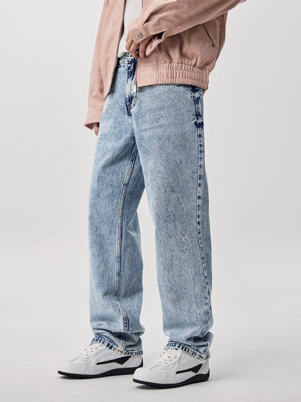 9911 Men's 12 OZ Vintage Salt Wash Relaxed Straight Jeans
