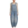 Women's 12.5 OZ Workwear Cropped Ankle‑length Barrel Overalls