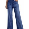 1788157391491259.jpg B0G6Y9PCXK Women's 11.8 OZ High Rise Wide Leg Raw Frayed Released Hem Jeans