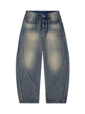 1788826379430941.jpg PB004 Men's 12.8 OZ Banana Curved‑leg Cut Vintage Faded Jeans