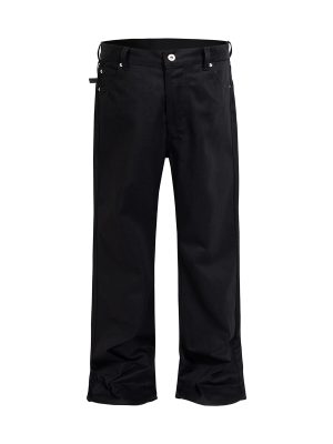 1788835847531372.jpg TJ179 Men's 13.6 OZ Oversize Solid Black Raw Denim Loose Jeans