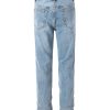 8001 Men's 11.5 OZ Slim Fit Straight Destroyed Ripped Jeans