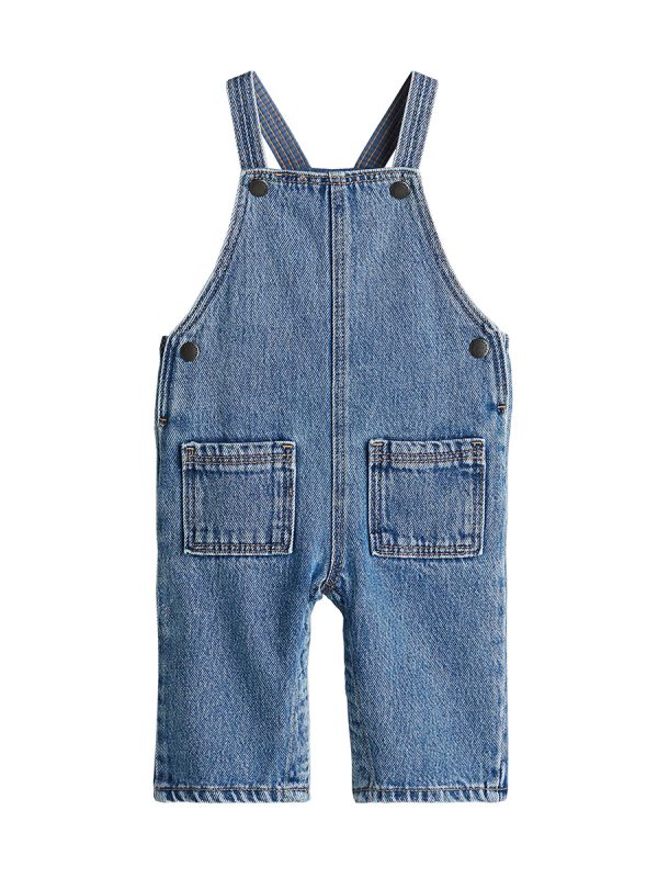 1788963968201754.jpg Baby Girls 9 OZ Lyocell Bib Denim Overalls