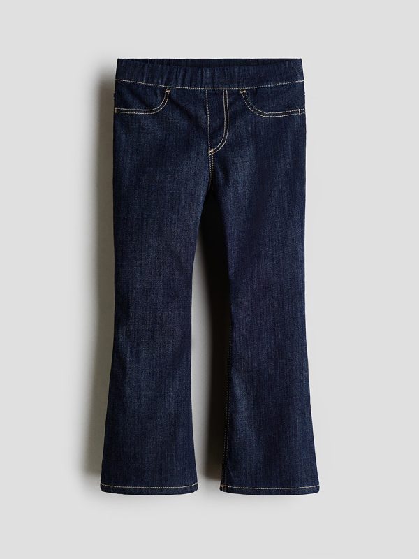 HMKD020  Superstretch Flared Leg Jeans  Cotton 64%, Polyester 34%, Spandex 2%   2-8