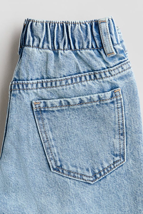 HMKD023  Loose-Fit Barrel Jeans  Cotton 100%  2-8