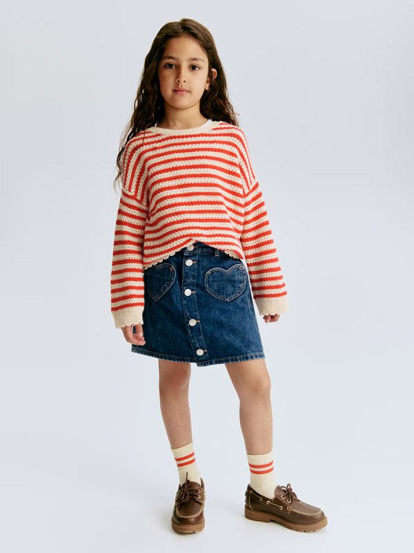 1789054322638646.jpg HMKD027 A-Line Denim Skirt Cotton 100% 2-8