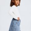 HMKD027  A-Line Denim Skirt  Cotton 100%  2-8