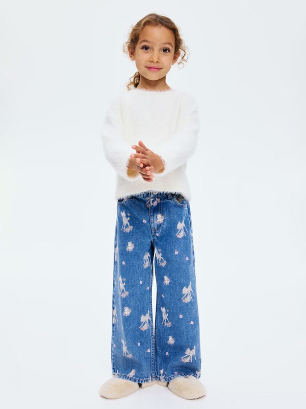 HMKD082  Printed Denim Jacket  Cotton 100%  2-8