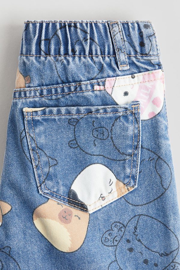 HMKD082  Printed Denim Jacket  Cotton 100%  2-8