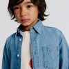 HMKD051  Cotton Denim Shirt  Cotton 100%  2-8