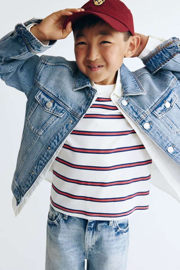 MKD048  Denim Jacket  100% Cotton 2-8