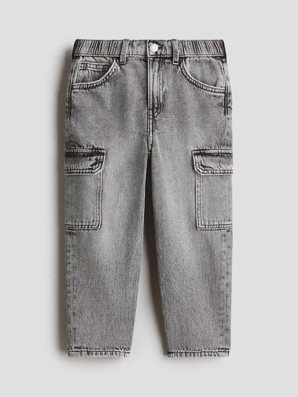 1789129152748511.jpg HMKD014 Relaxed Tapered Fit Jeans Cotton 100%
