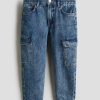 HMKD014  Relaxed Tapered Fit Jeans  Cotton 100%
