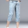 894  Men's 10.8 OZ Stretch Slim Fit Denim 7/10 Length Capris Jeans
