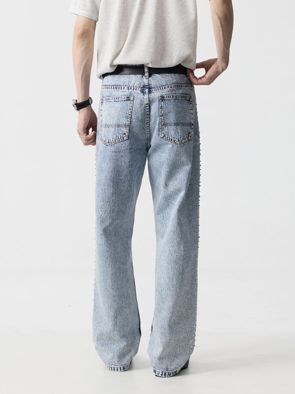 1790102005898099.jpg 19911 Men's 13 OZ Relaxed Straight Acid Snow Wash Beaded Jeans