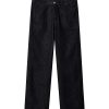 DK3057  Men's 12 OZ Dark Blue Black Raw Denim Relaxed Straight Jeans