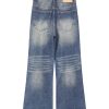 DL3111  Men's 12.2 OZ Vintage Faded Wash Bootcut Jeans
