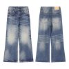 DL3111  Men's 12.2 OZ Vintage Faded Wash Bootcut Jeans