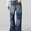 DL3111  Men's 12.2 OZ Vintage Faded Wash Bootcut Jeans