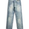 DZ2017  Men's 11.8 OZ Light Vintage Faded Wash Regular Straight Jeans