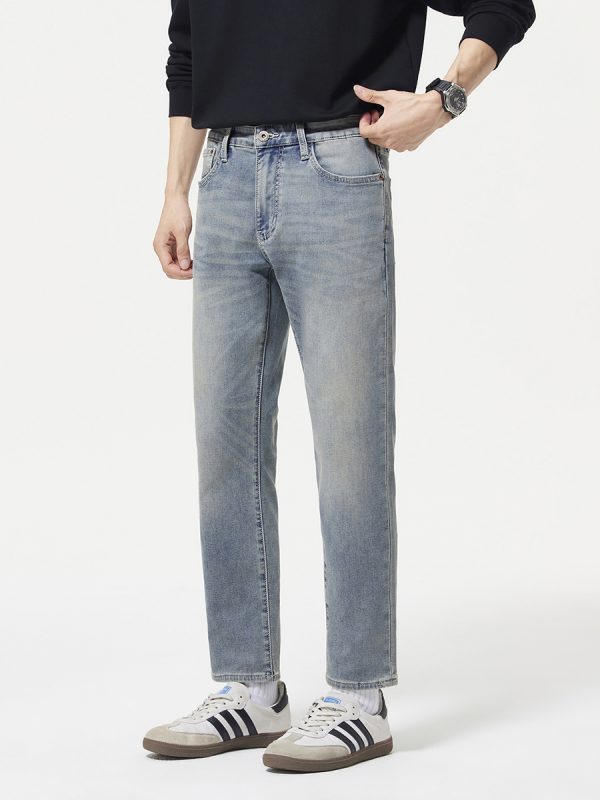 5001  Men's 10.8 OZ Stretch Slim Straight 9/10 Ankle Length Jeans