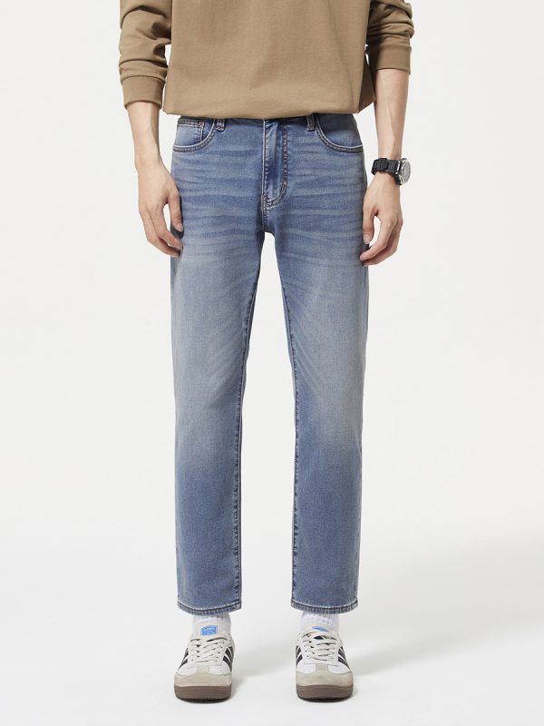 1790407019514106.jpg 5003 Men's 10.8 OZ Stretch Slim Straight Ankle Length Jeans