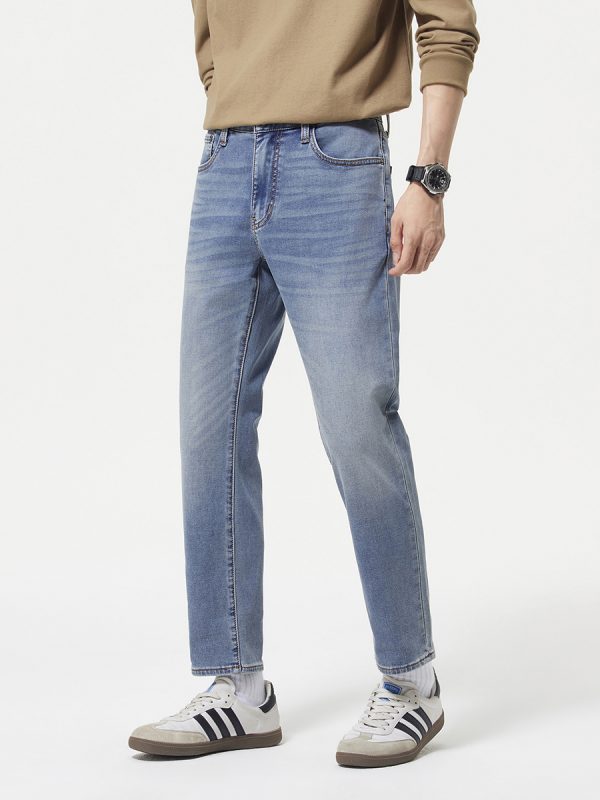1790407055481599.jpg 5003 Men's 10.8 OZ Stretch Slim Straight Ankle Length Jeans