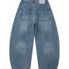 PL2268  Men's 12.8 OZ Vintage Light Wash Baggy Balloon Jeans